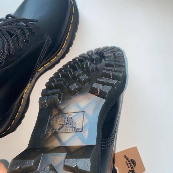 1460 Bex Smooth Leather Platform Boots - Picture 3 of 4